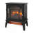18" 3D  Flame Electric Infrared Quartz Fireplace Stove With Remote Control