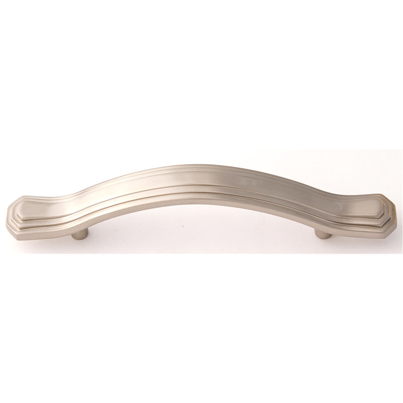 Geometric Arch Pull, Satin Nickel