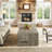 47.24'' Rectangular Coffee Table For Living Room, Farmhouse 2-tier Accent Center Tea Cocktail Table With Storage-1578217776