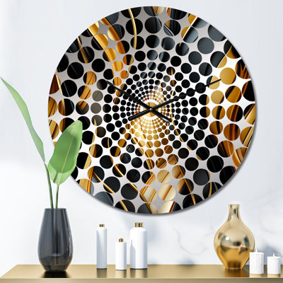 Horloge murale en marbre Opulent