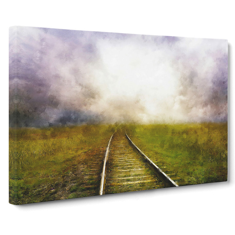 Train Tracks Vol.1 - Wrapped Canvas Print, 35cm H x 50cm W x 3cm D