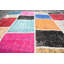 Tapis rétro, grand tapis 5,6 x 7,7 pi, tapis de luxe arc-en-ciel, tapis de chambre à coucher, tapis turc