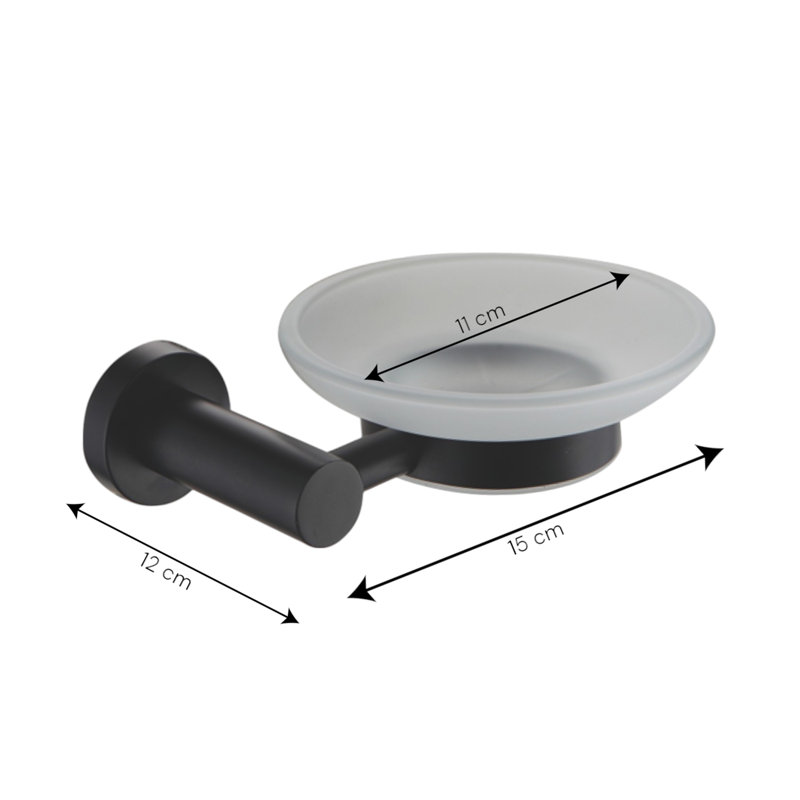 Abhainn Bathroom Accessory, Black