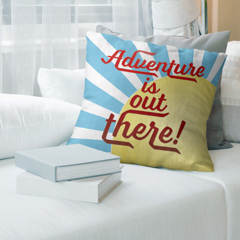 Oreiller amusant adventure, 20 po x 20 po
