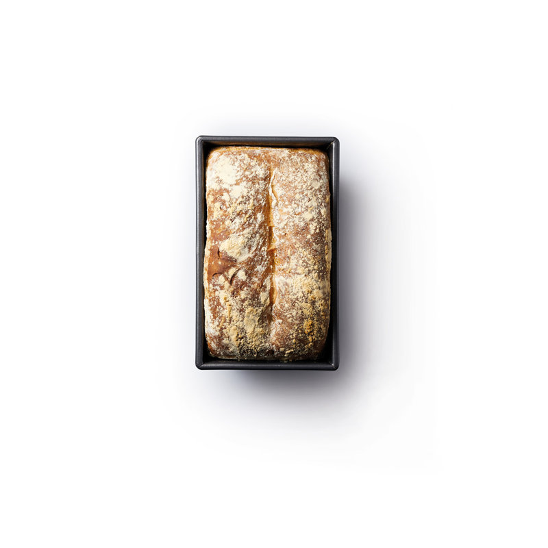 Box Sided Non-Stick Steel Loaf Pan, 15 cm
