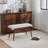 classic and minimalist Fabric Upholstered Entryway Bench with Wood Frame & End of Bed Bench for Bedroom Living Room-33426574-32883392