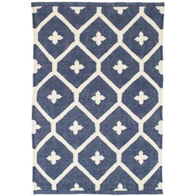 Elizabeth Navy Handwoven Indoor/Outdoor Rug