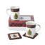 Christmas Tree TARTAN MUG AND TIN SET