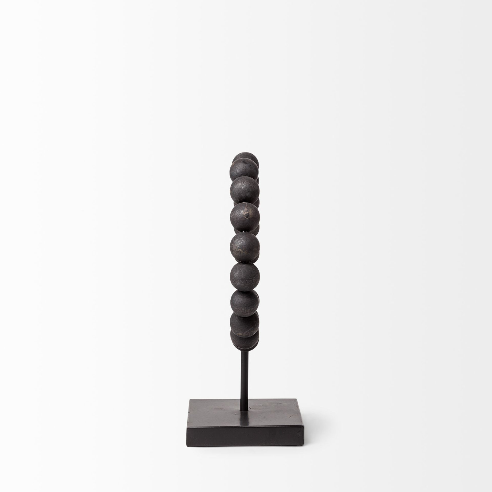 Shira Sculpture, Black, 12" H x 5" W x 9" D