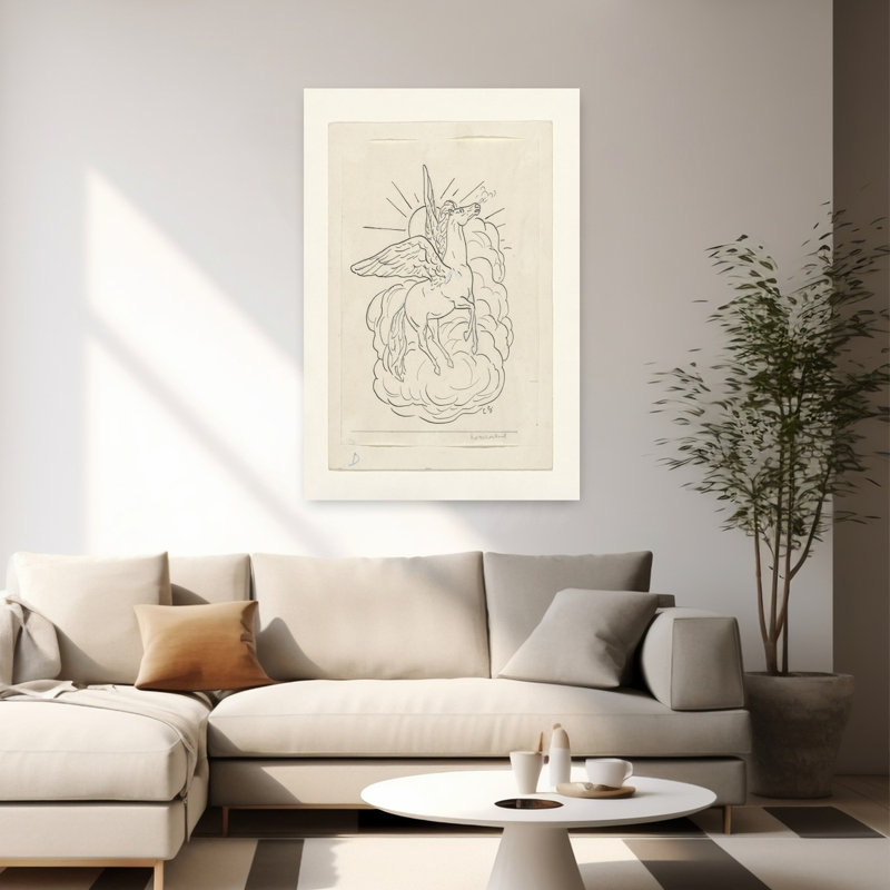 Art contemporain Art cheval contemporain, H 60 po x l 40 po