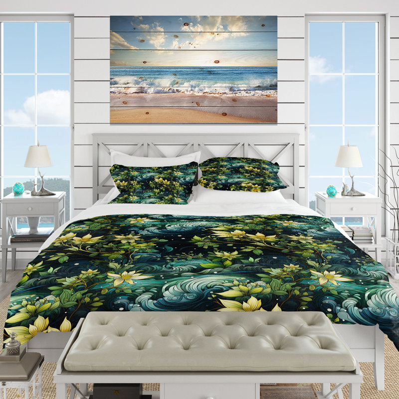 Ensemble de housse de couette Natures Meditation Mediation I, Housse de couette simple + 1 taie décorative stan