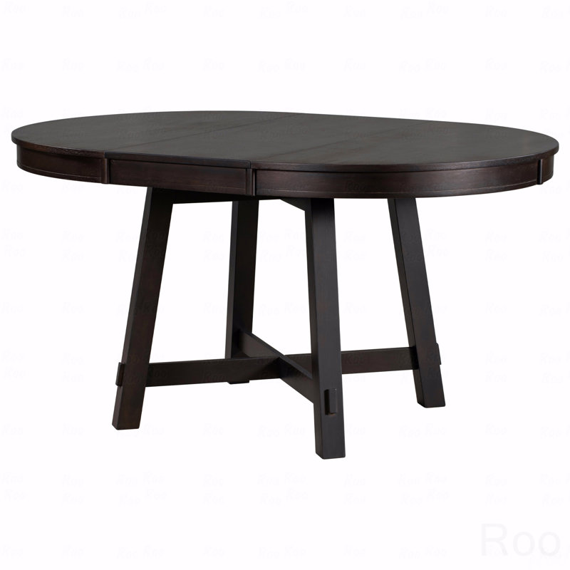 Table de salle à manger extensible Farmhouse, Espresso, Espresso