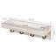 Baillons Wall 25.4cm Storage Organiser with Key Hooks and Corkboard-1440052650