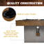 Barrington Billiards 8' Urban Slate-Tech Drop Pocket Table with Cover, Pool Ball and Cue Stick Set