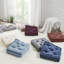 Coussin de sol carré en chenille poly A Alez-80320328-8665843