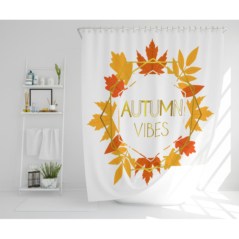 Bautz Polyester Shower Curtain, 168cm H x 168cm W