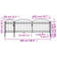 Woodby 505 cm W Gate Fencing-1468879586