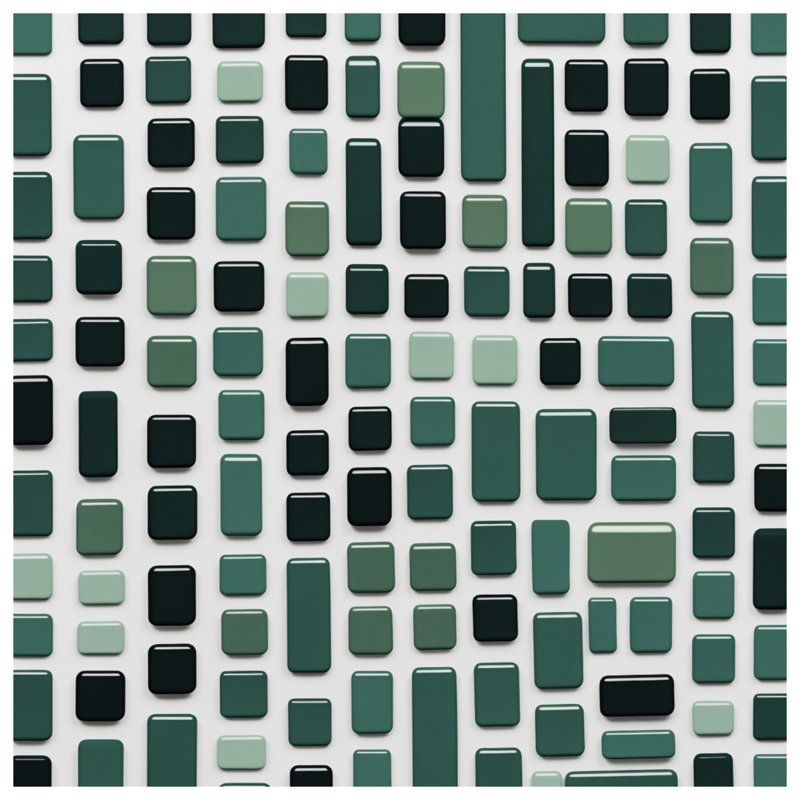 Couvertures vertes à carreaux rectangulaires, 60in W x 80in H