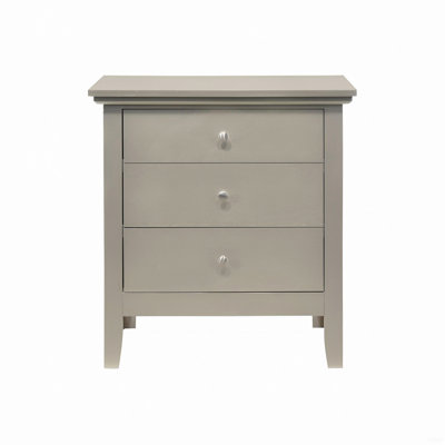 Silver Champagne Finish Nightstand