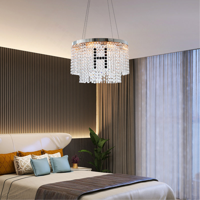 Luminaire moderne en cristal pour lustre de salon