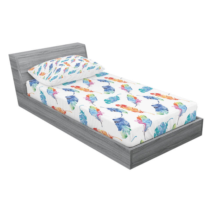 Microfiber Sheet Set, Twin Sheet Set + Fitted Sheet + 1 Pillowcase