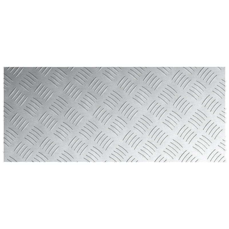Silver Metal Non-Slip Stair Treads, Rectangle 30cm x 70cm