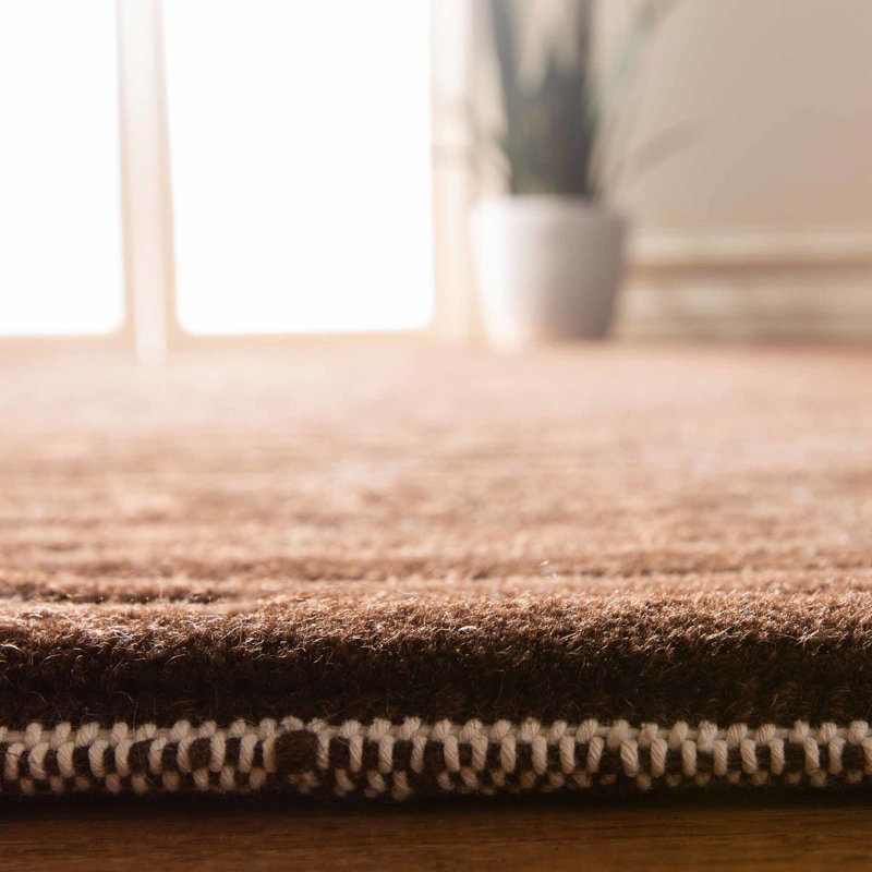 Ralph Lauren Crosby Wool Solid Color Rug, Rectangle 4' x 6'