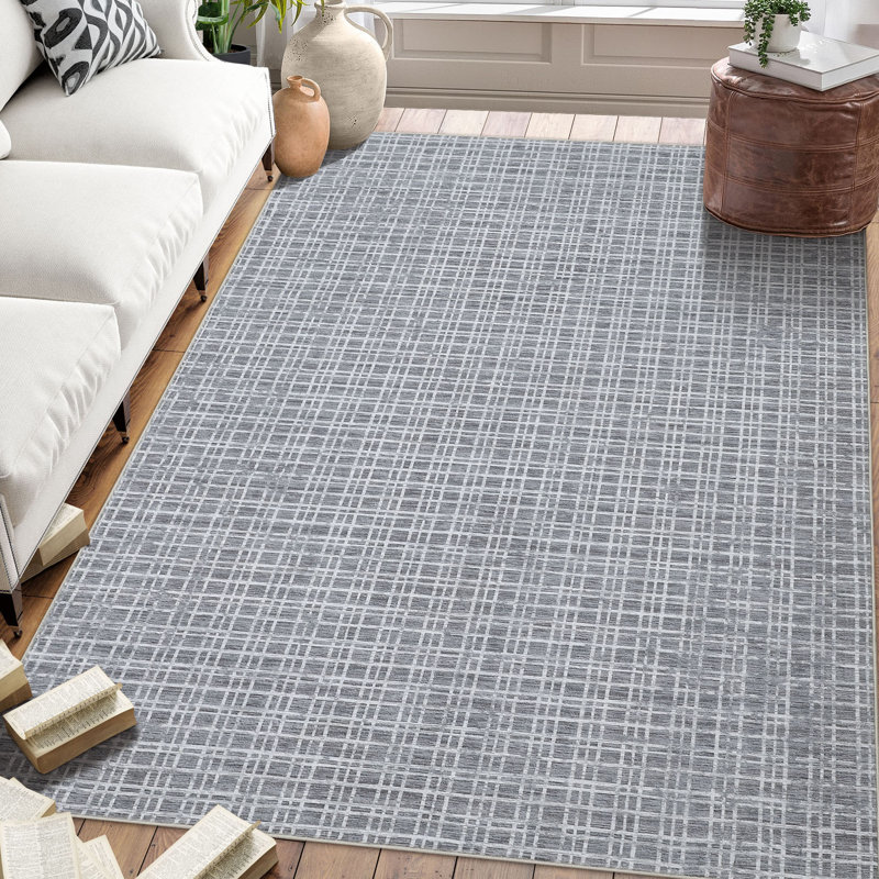 Tapis non-envers antidérapant Nonce, Rectangle 4 pi x 6 pi