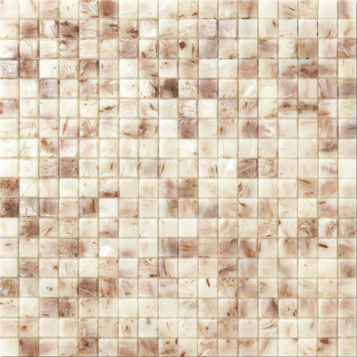 Seychelles 5/8" x 5/8" Glass Mosaic