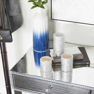 Ensemble de 3 bougies sans flamme traditionnelles sans parfum