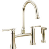 Bridge Kitchen Faucet With Side Spray