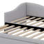 Lit de jour simple rembourré extensible avec dossier en L-207830648