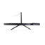 Miroir de table rond noir Hatch