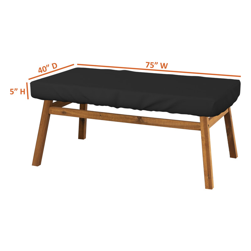 Couvercle de table rectangulaire polyvalent HighDensity, H 5 po x l 37 po x P 40 po