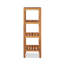 Étagère à 4 niveaux en bois d'acacia