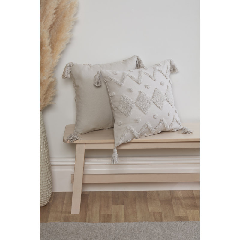 Stonehaven Square Euro Cushion Cover, Silver