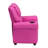 Forman LeatherSoft Contemporary Kids Recliner with Cup Holder and Headrest-274811409