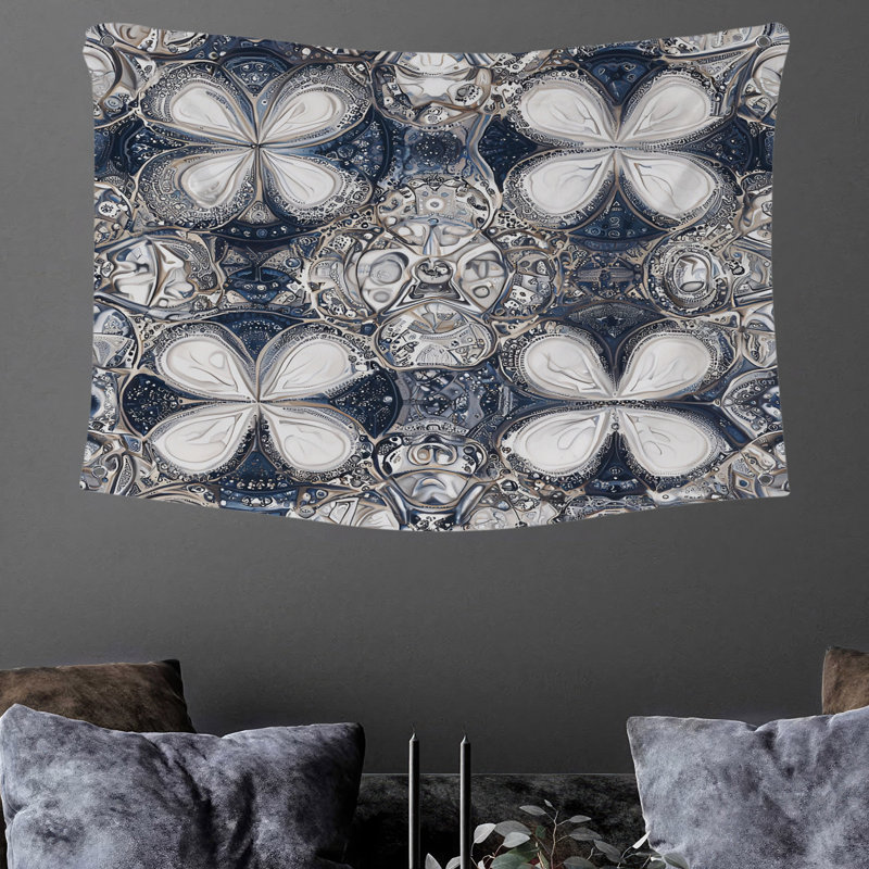 Tapisserie murale à motifs abstraits - décoration murale graphique, H 50 po x l 60 po