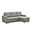 Canapé-lit modulaire convertible gris, canapé-lit 3 places pour petits espaces, espace de vie compact,-136067823