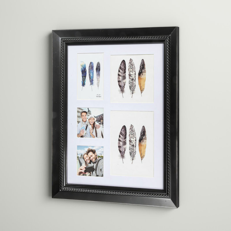 Black Matte Picture Frame with Mat