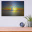 Breakwater Bay «Destin Sunset Sailing East Pass» par Ezra Tanner, art mural en métal-1854933009