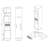 Himmet 75.59"H Display Bookcase with Storage