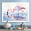 Flamingo Reflections - art mural flamant