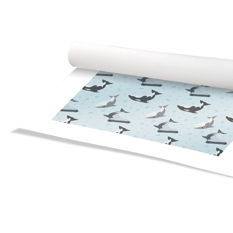 «Happy Fish», impression sur papier, H 36 po x l 24 po x P 1 po, Papier