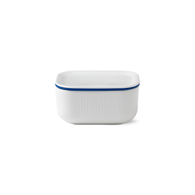 Royal Copenhagen White Fluted Butter Dish