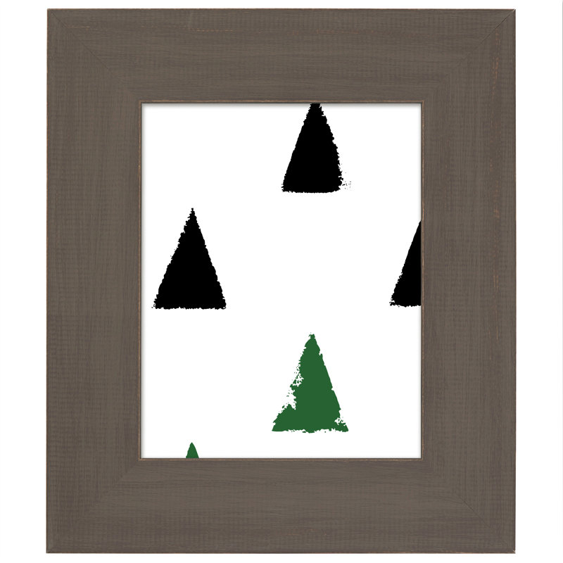 Cadre photo simple Lacona, 14 po x 20 po, Whisky brun