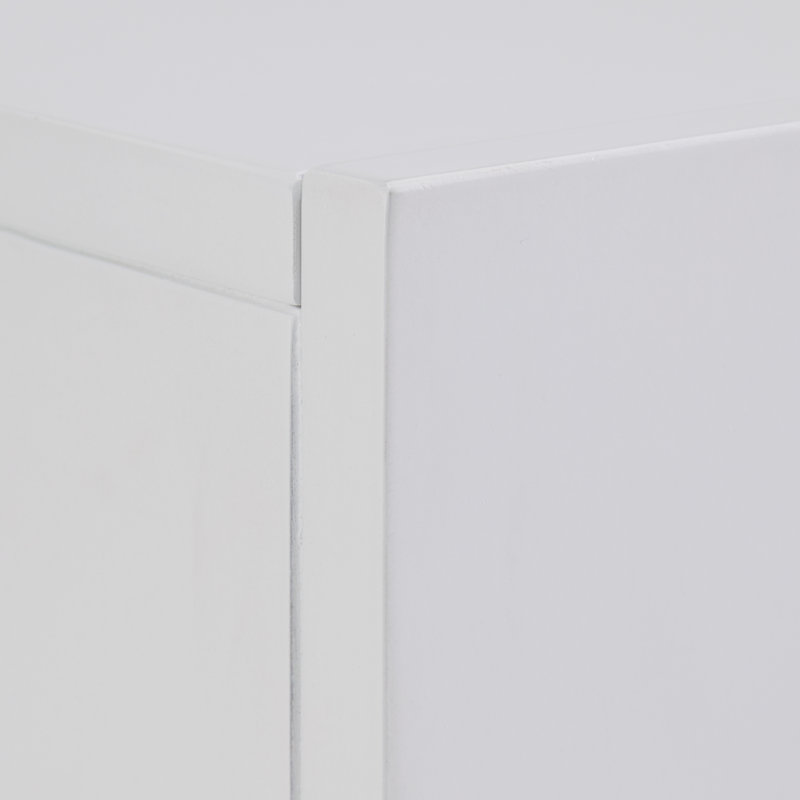 44'' W White Electric Fireplace