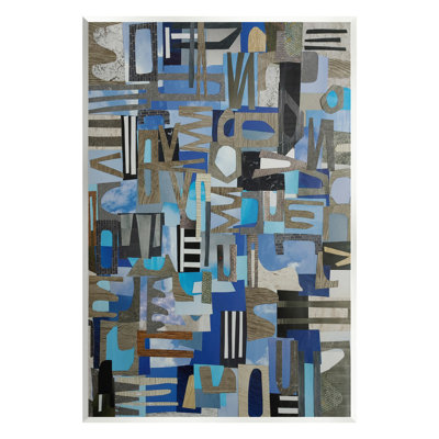 "Skies Over Valley Valley", art mural abstrait sur toile flottante par Coco Good