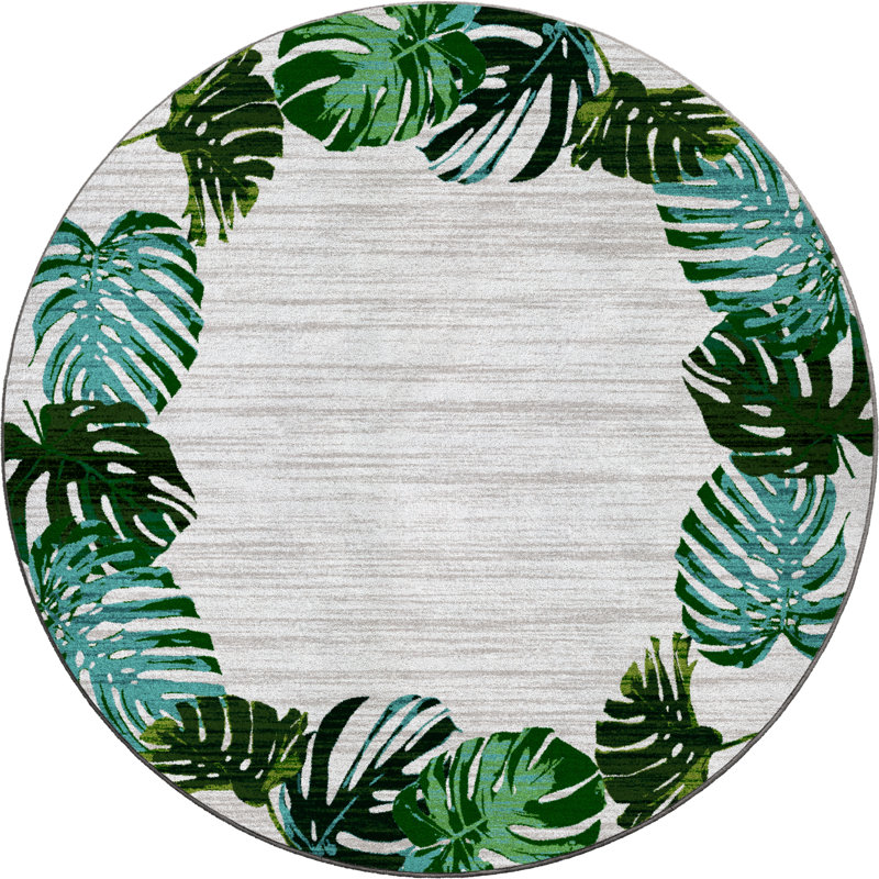 Feuilles tombantes sauge, Rond 8 pi