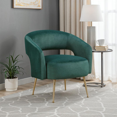 Fauteuil d'appoint 27,5 po Candide Modern Glam
